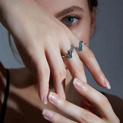 MOUNTAIN AND SEA COUPLE RINGS