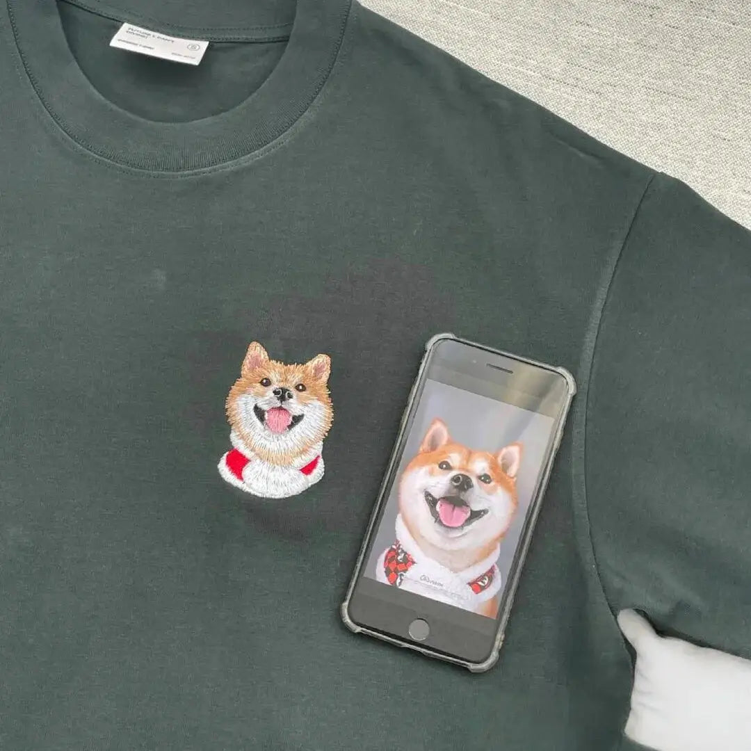 Custom Pet Portrait T-Shirt